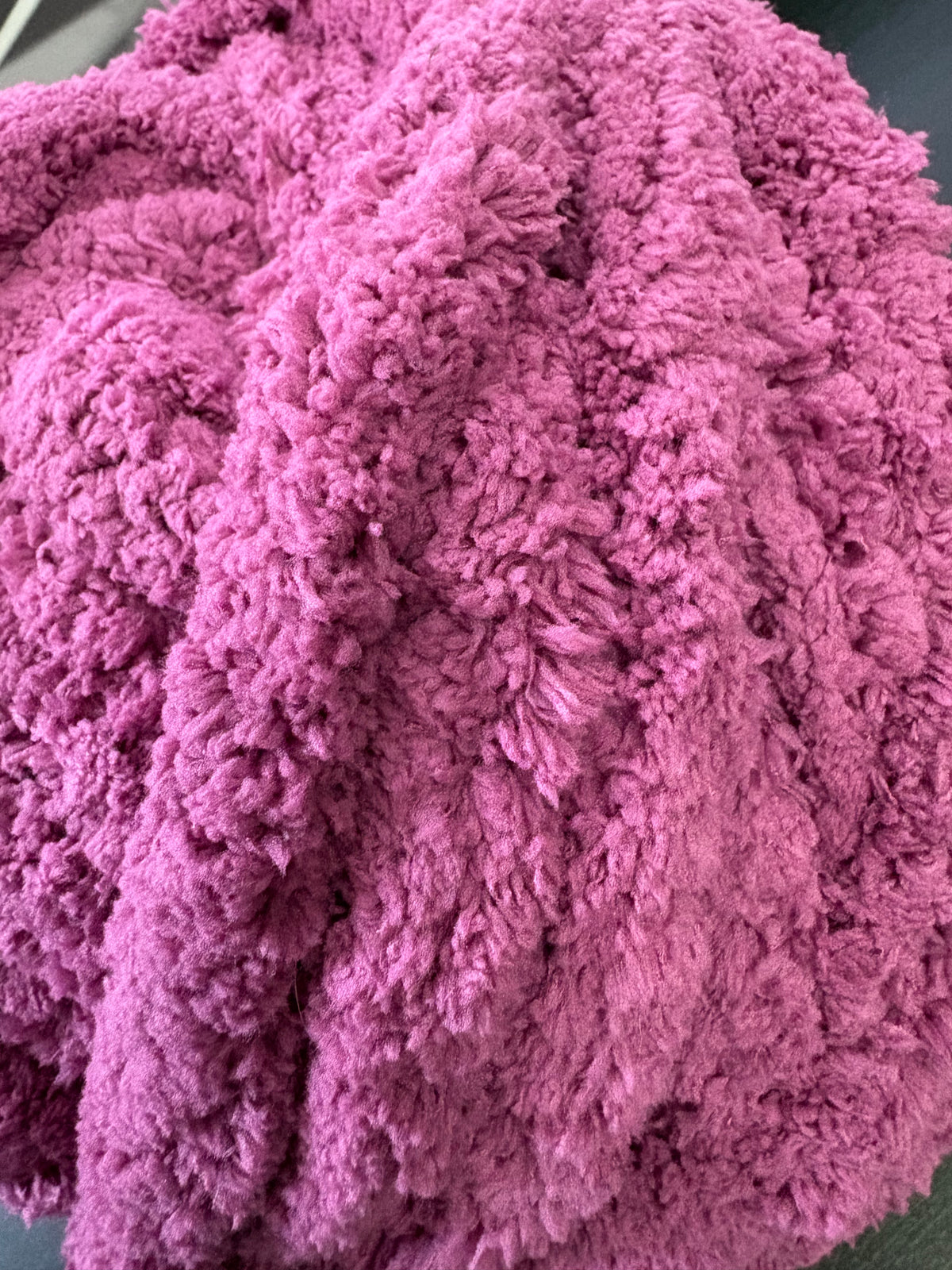 Super Bulky Chenille Yarn - Aubergine Attitude