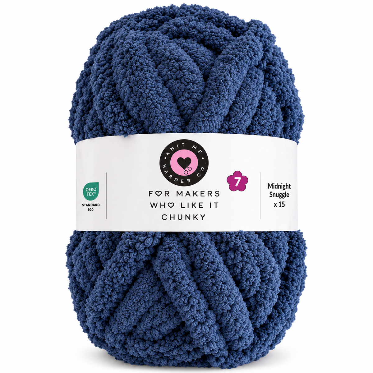 Midnight Snuggle – OEKO-TEX® Jumbo 7 Super Chunky Chenille Yarn