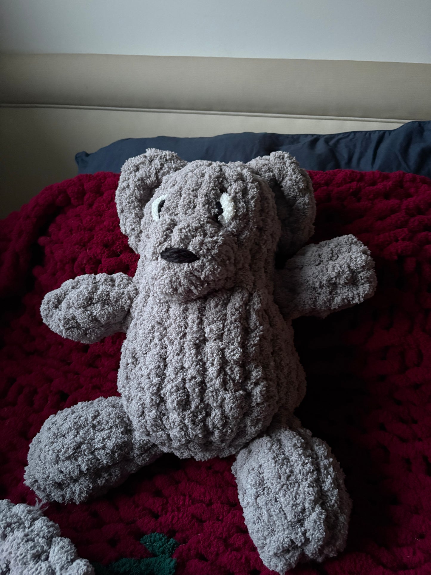 Hand - Knitted Chunky Bear