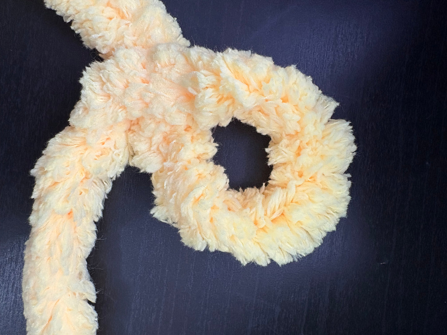 Super Bulky Chenille Yarn - Warning Label
