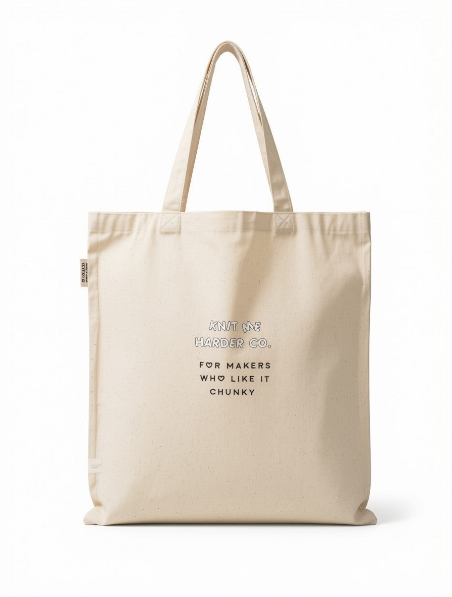 Knit Me Harder Co. Tote Bag