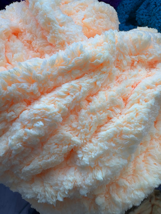 Super Bulky Chenille Yarn - Warning Label