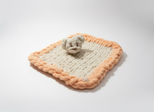 Hand -Knitted baby blanket / comforter Animals