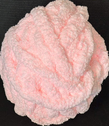 Super Bulky Chenille Yarn -Bubble Gum Badass