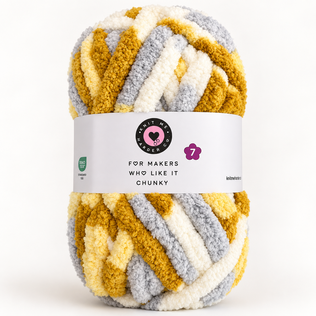 Lemon Drop – OEKO-TEX® Jumbo 7 Super Chunky Chenille Yarn