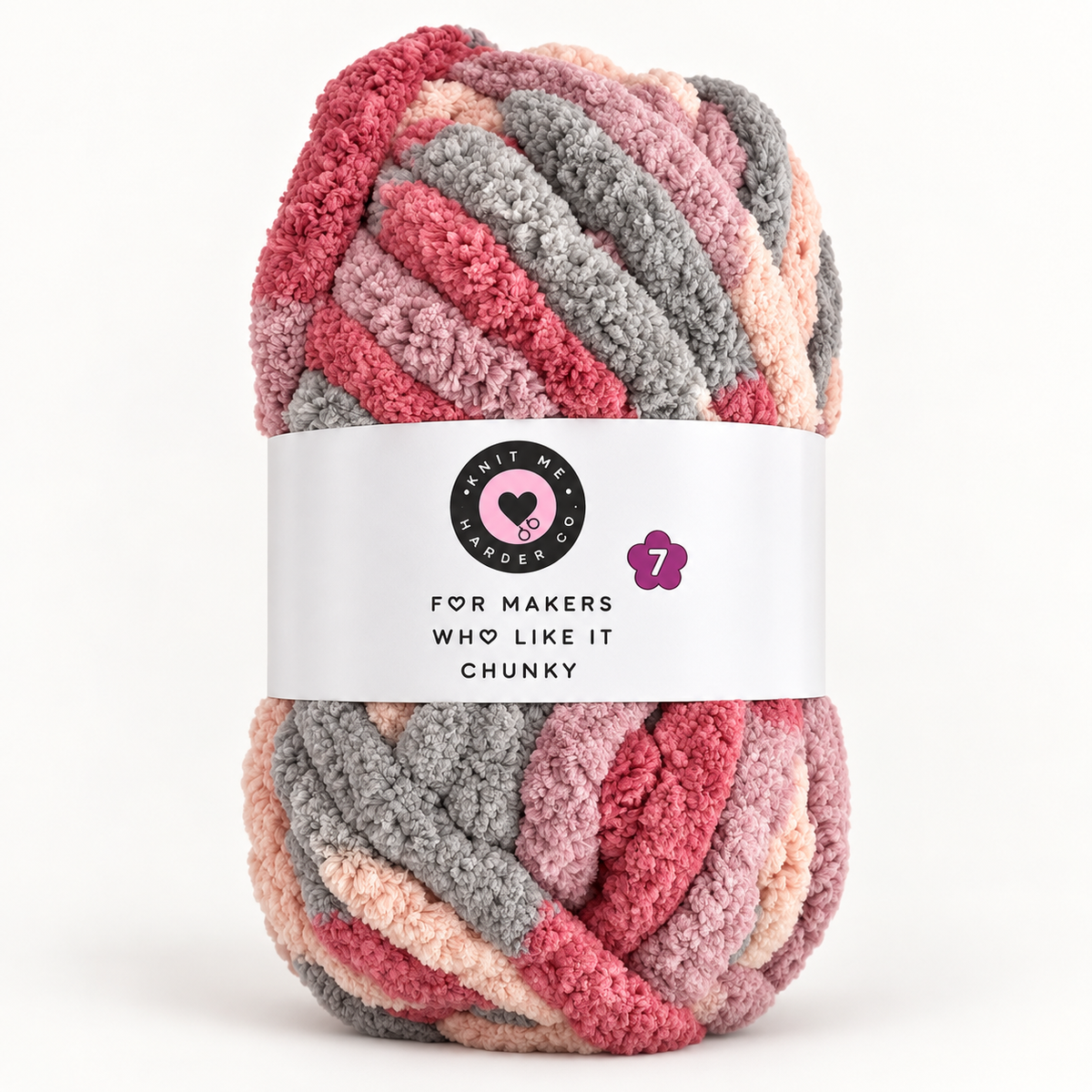 Strawberry Melon – OEKO-TEX® Jumbo 7 Super Chunky Chenille Yarn