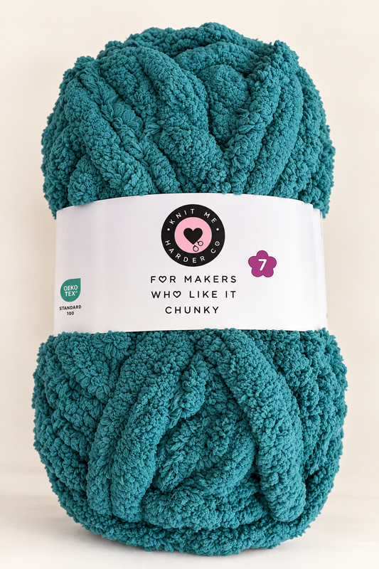 Lagoon Lush – OEKO-TEX® Jumbo 7 Super Chunky Chenille Yarn