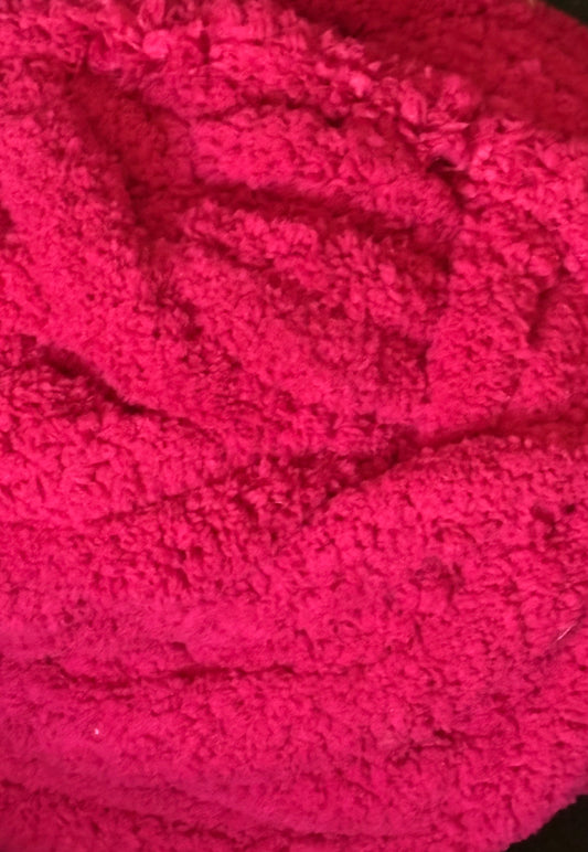 Super Bulky Chenille Yarn - Merlot Meltdown