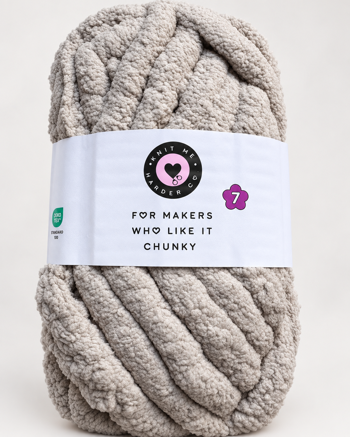 Jumbo 7 Chunky Chenille Yarn — Dust Bunny