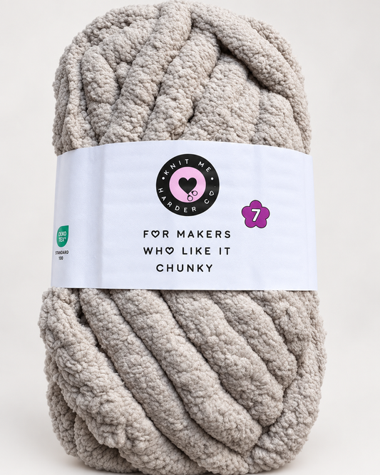 Jumbo 7 Chunky Chenille Yarn — Dust Bunny