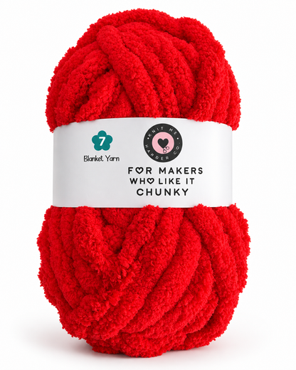 Super Bulky Chenille Yarn -Scarlett sass