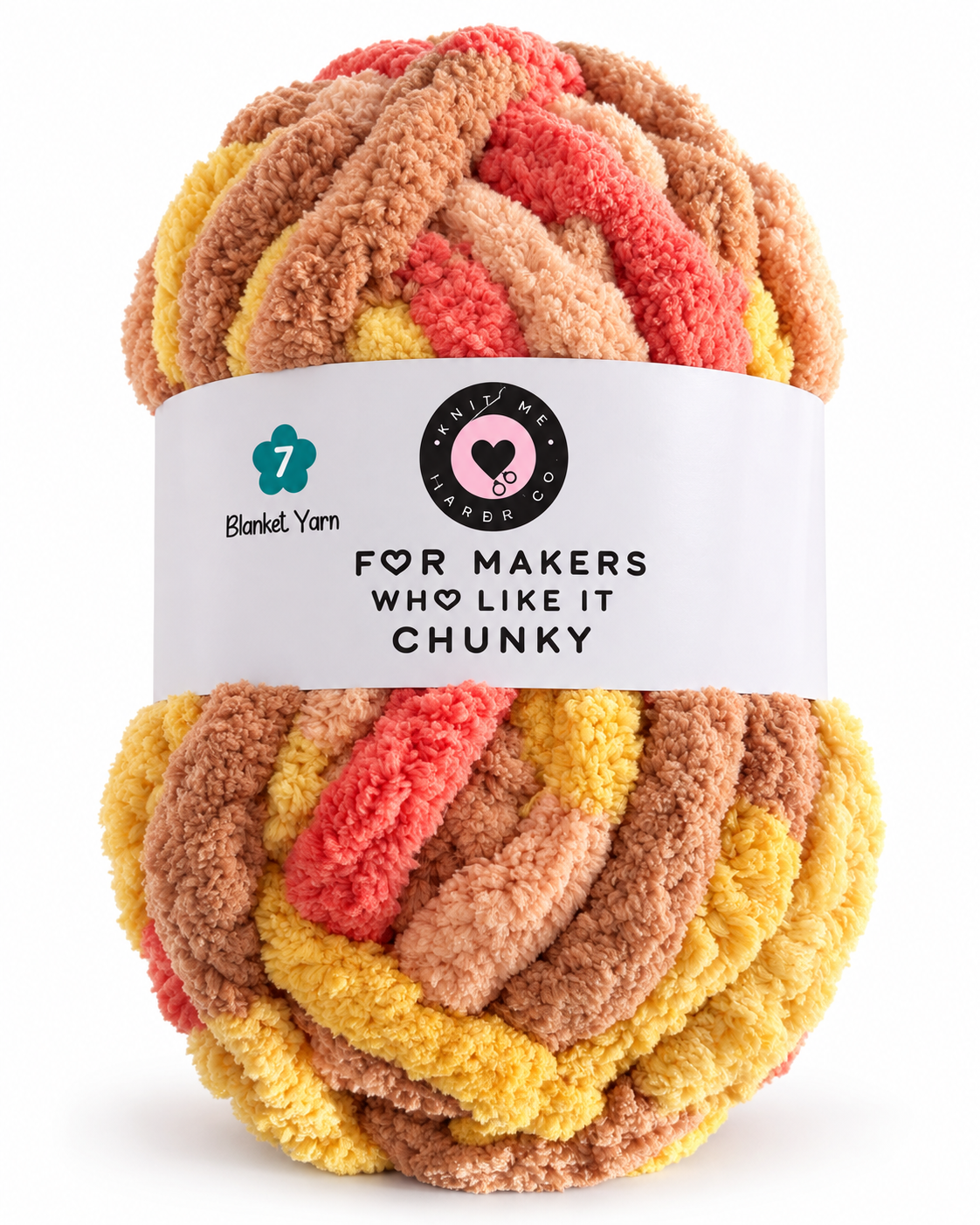Super Bulky Chenille Yarn - Honeycomb