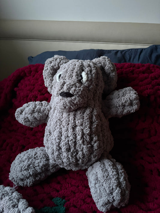 Hand - Knitted Chunky Bear