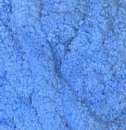 Super Bulky Chenille Yarn - Blue Mood