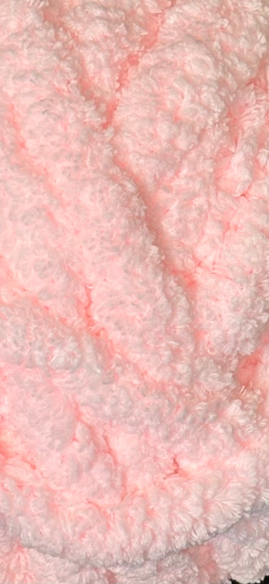 Super Bulky Chenille Yarn -Bubble Gum Badass