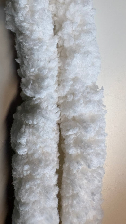 Jumbo 7 Chunky Chenille Yarn — Marshmallow Fluff