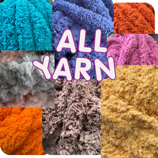 Chunky Chenille Yarn Starter Bundle — 5 Ball Pack